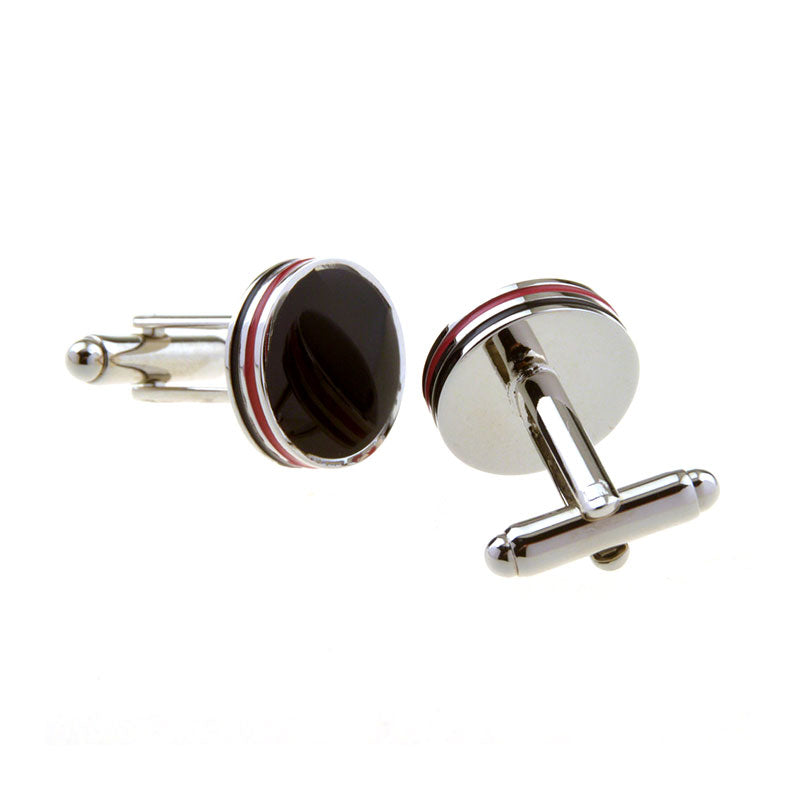 Enamel Dropping Glue Cufflinks