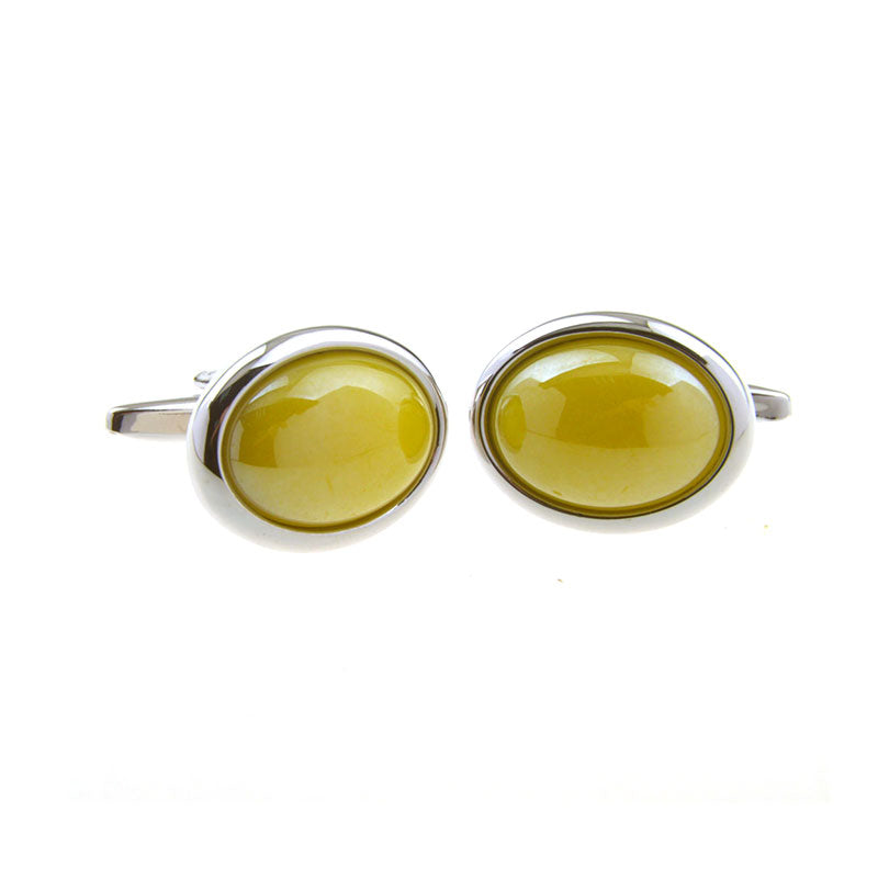 Cateye Glass Cufflinks