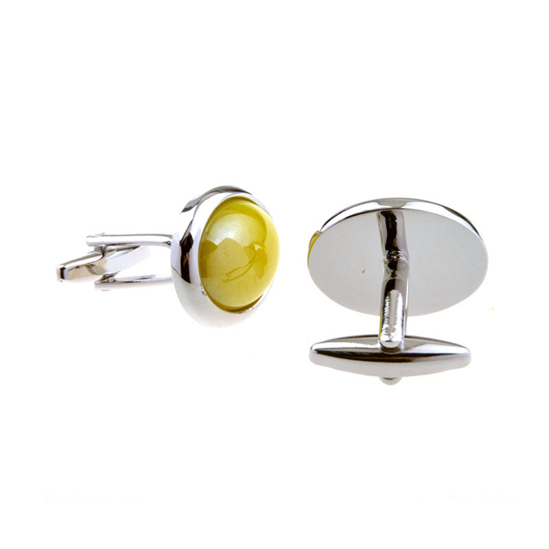 Cateye Glass Cufflinks