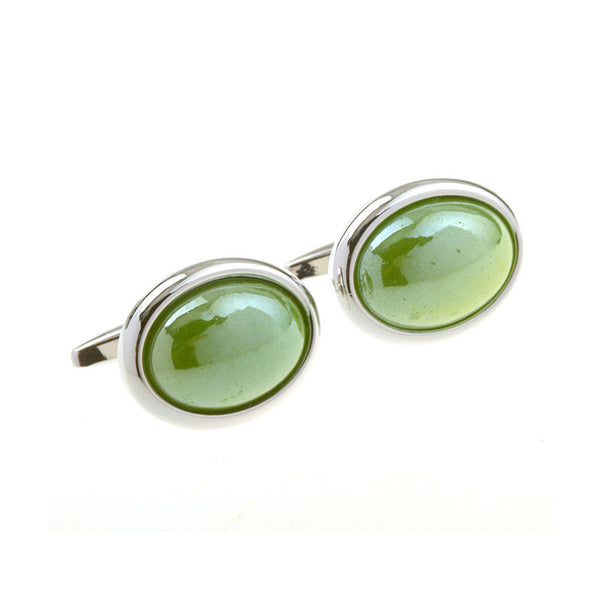 Cateye Glass Cufflinks