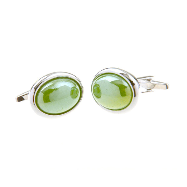 Cateye Glass Cufflinks