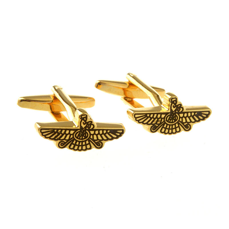 Festivals Wedding Reception Enamel Dropping Glue Cufflinks