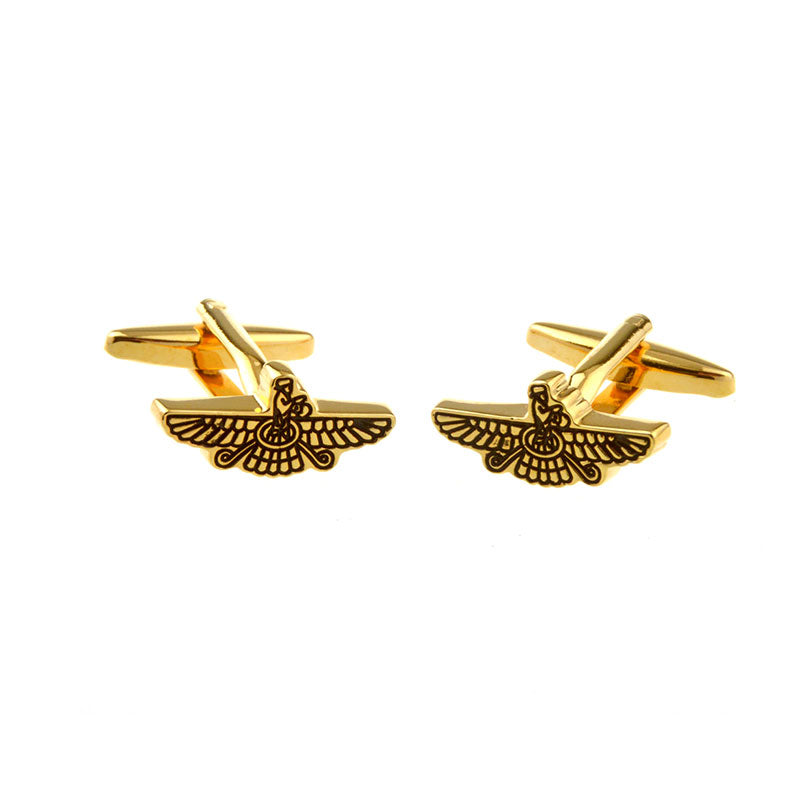 Festivals Wedding Reception Enamel Dropping Glue Cufflinks
