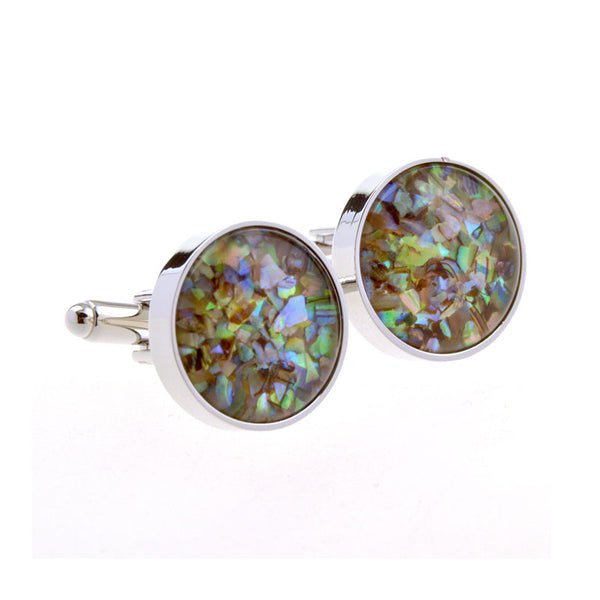 Shells Agate Cufflinks