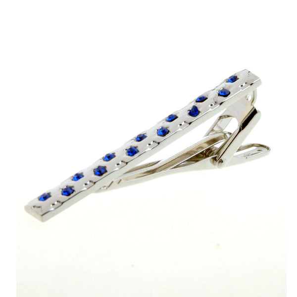 Crystal Zircon Tie Bars