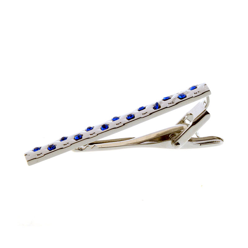 Crystal Zircon Tie Bars