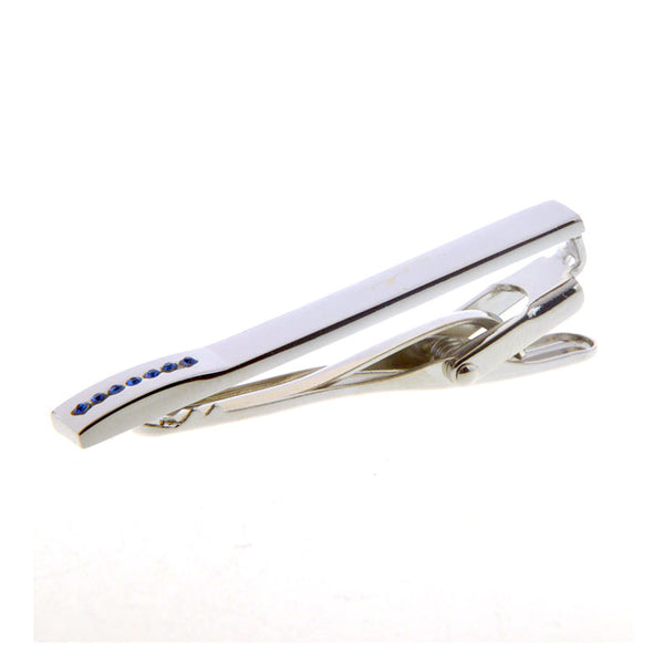 Crystal Zircon Tie Bars