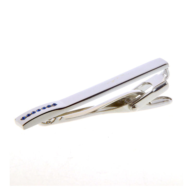 Crystal Zircon Tie Bars