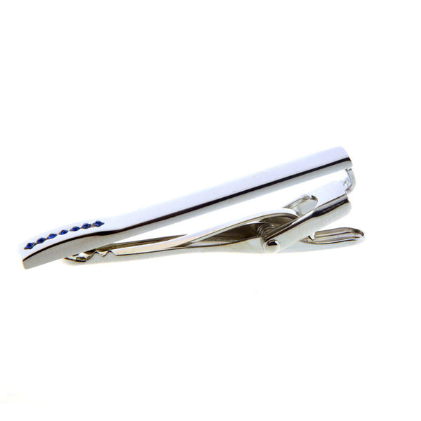 Crystal Zircon Tie Bars