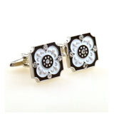 Enamel Dropping Glue Cufflinks