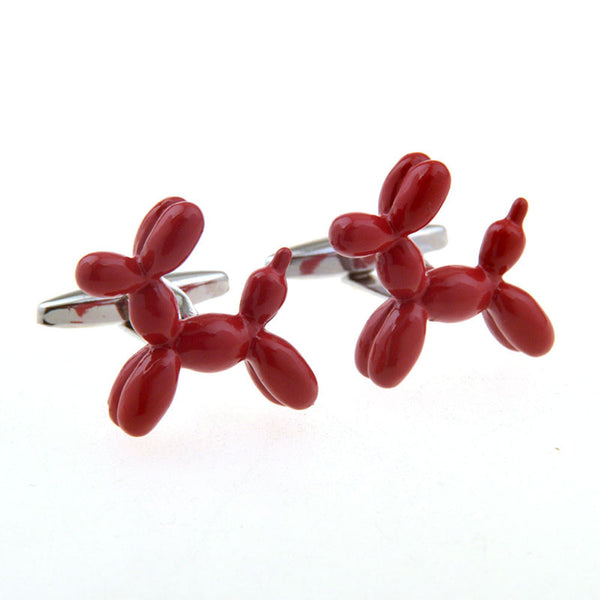 Cartoon Anime Grease Baking Paint Cufflinks