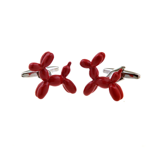 Cartoon Anime Grease Baking Paint Cufflinks