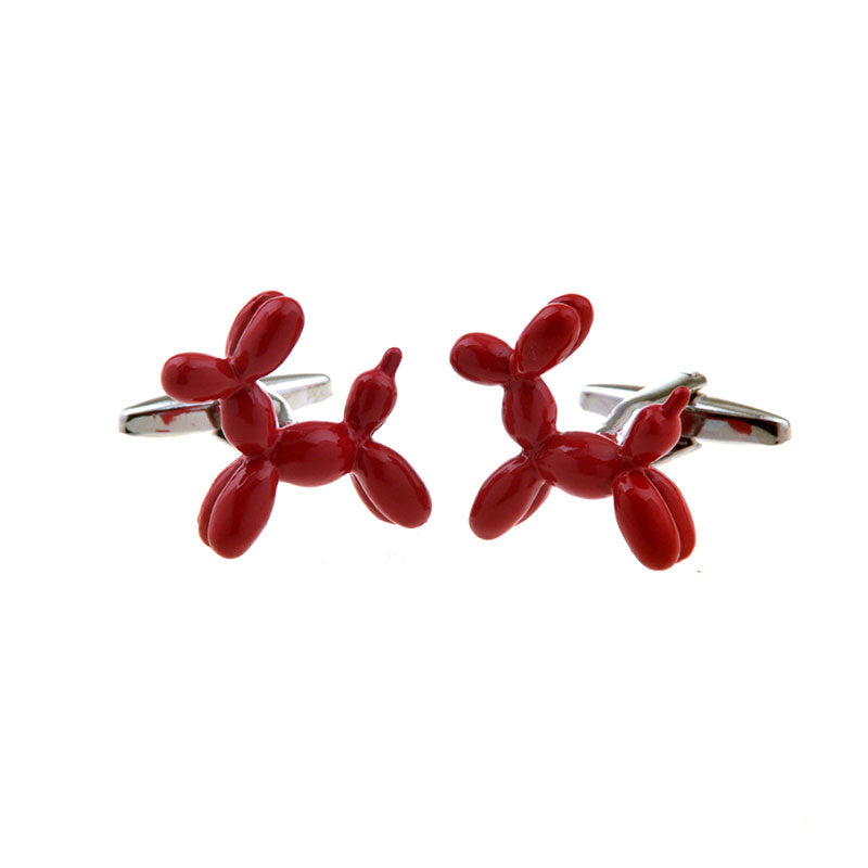 Cartoon Anime Grease Baking Paint Cufflinks