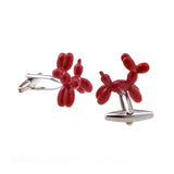 Cartoon Anime Grease Baking Paint Cufflinks