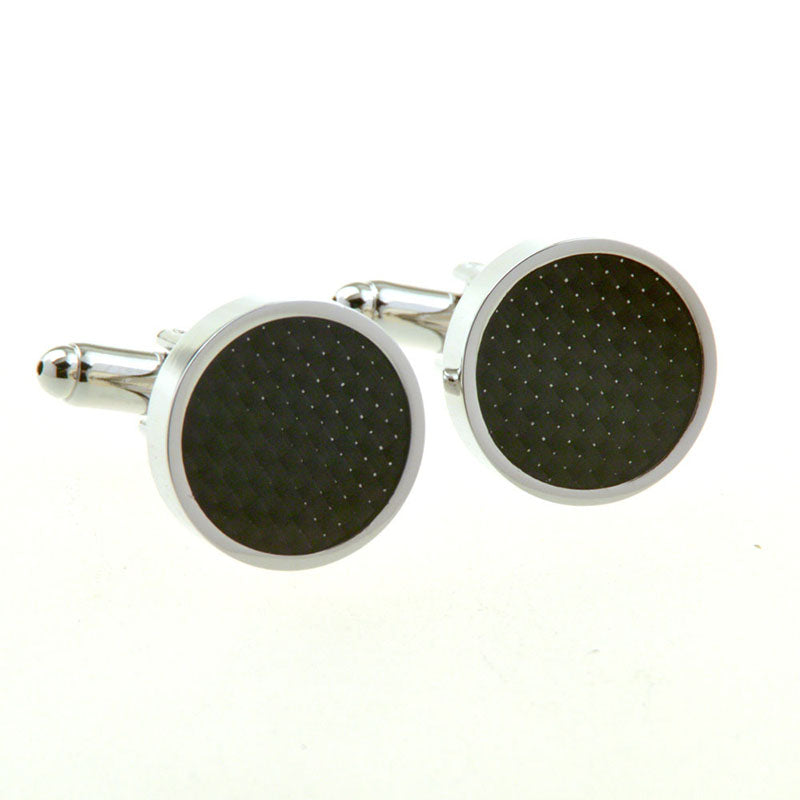 Enamel Dropping Glue Cufflinks