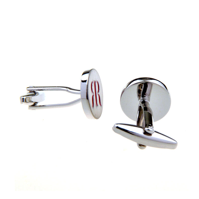 Enamel Dropping Glue Cufflinks