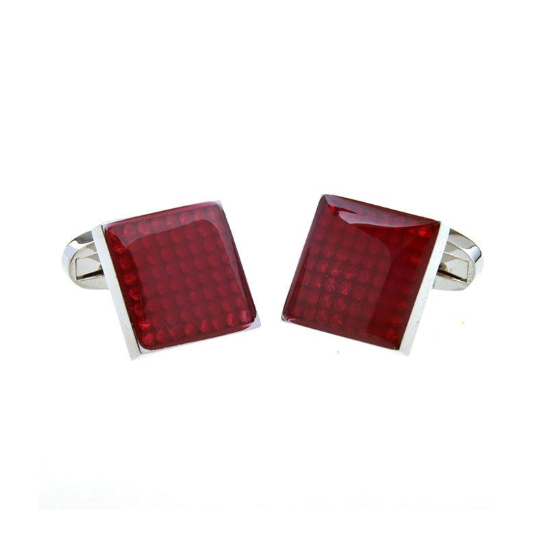 Enamel Dropping Glue Cufflinks