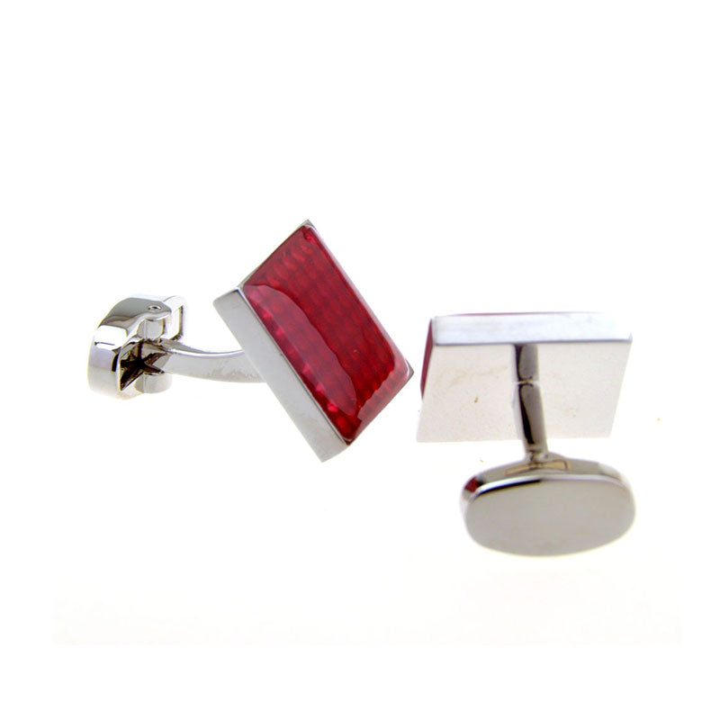 Enamel Dropping Glue Cufflinks