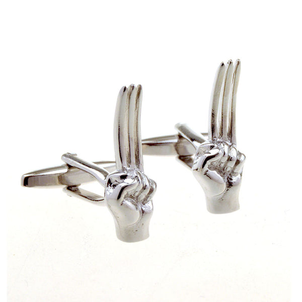 Plain Colour Metal Cufflinks