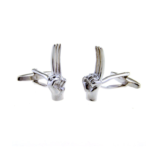 Plain Colour Metal Cufflinks