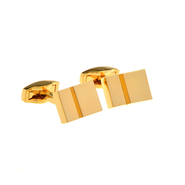 Plain Colour Metal Cufflinks
