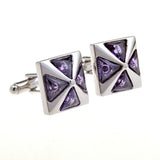 Crystal Zircon Cufflinks