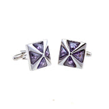 Crystal Zircon Cufflinks