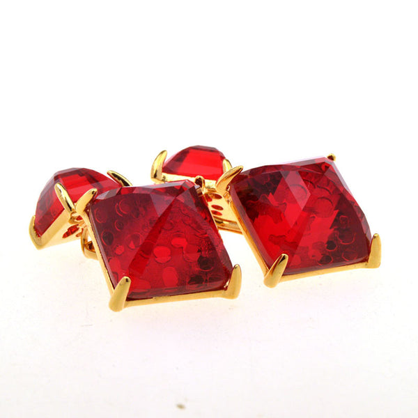 Crystal Zircon Cufflinks