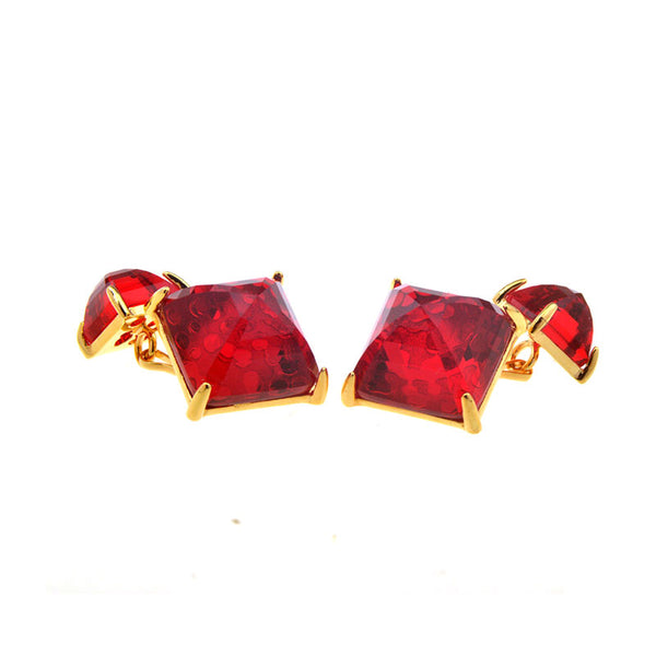 Crystal Zircon Cufflinks