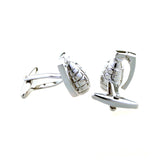 Plain Colour Metal Cufflinks