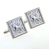 Plain Colour Metal Cufflinks