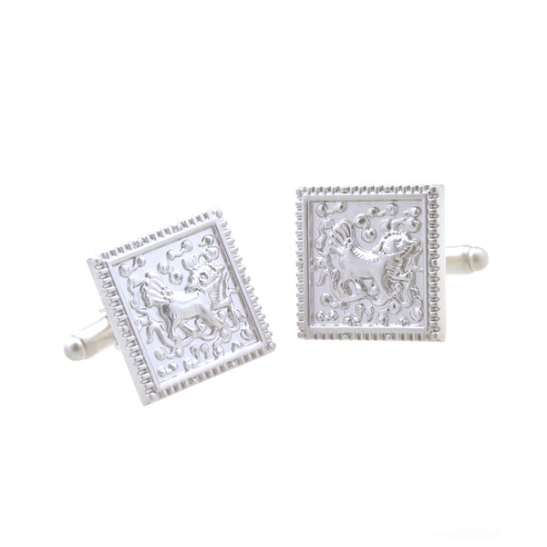 Plain Colour Metal Cufflinks