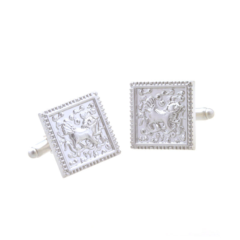 Plain Colour Metal Cufflinks
