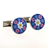 Enamel Dropping Glue Cufflinks