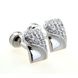 Crystal Zircon Cufflinks
