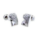 Crystal Zircon Cufflinks