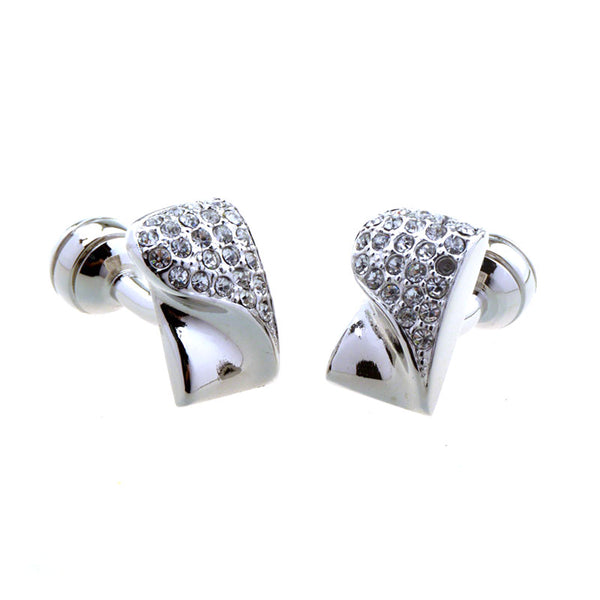 Crystal Zircon Cufflinks