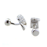 Crystal Zircon Cufflinks