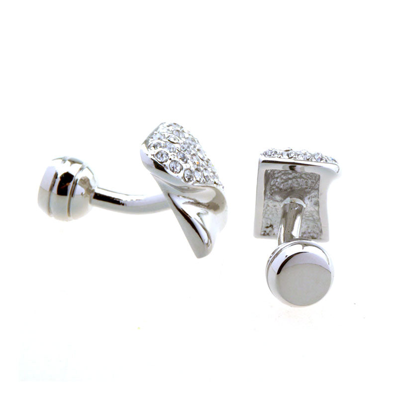 Crystal Zircon Cufflinks