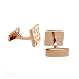 Crystal Zircon Cufflinks