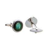 Zodiac Sign Constellation Cateye Glass Cufflinks