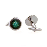 Zodiac Sign Constellation Cateye Glass Cufflinks