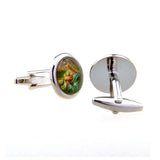 Cateye Glass Cufflinks