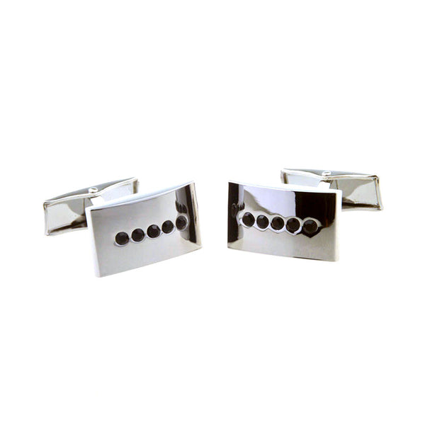 Crystal Zircon Cufflinks