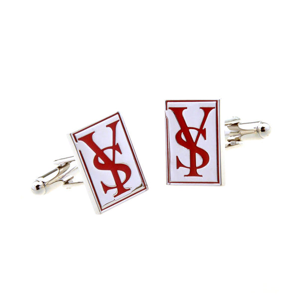 Enamel Dropping Glue Cufflinks