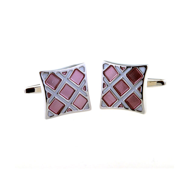 Enamel Dropping Glue Cufflinks