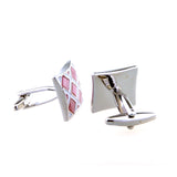 Enamel Dropping Glue Cufflinks