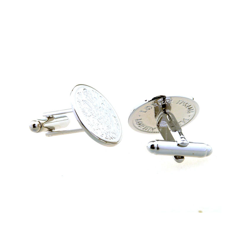 Plain Colour Metal Cufflinks