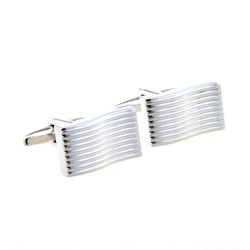 Plain Colour Metal Cufflinks