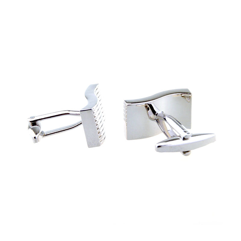 Plain Colour Metal Cufflinks